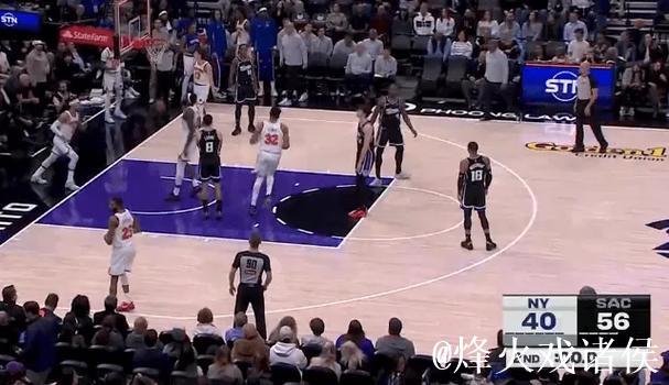 上半场：国王56-42领先尼克斯，德罗赞砍下15分拉文贡献13分